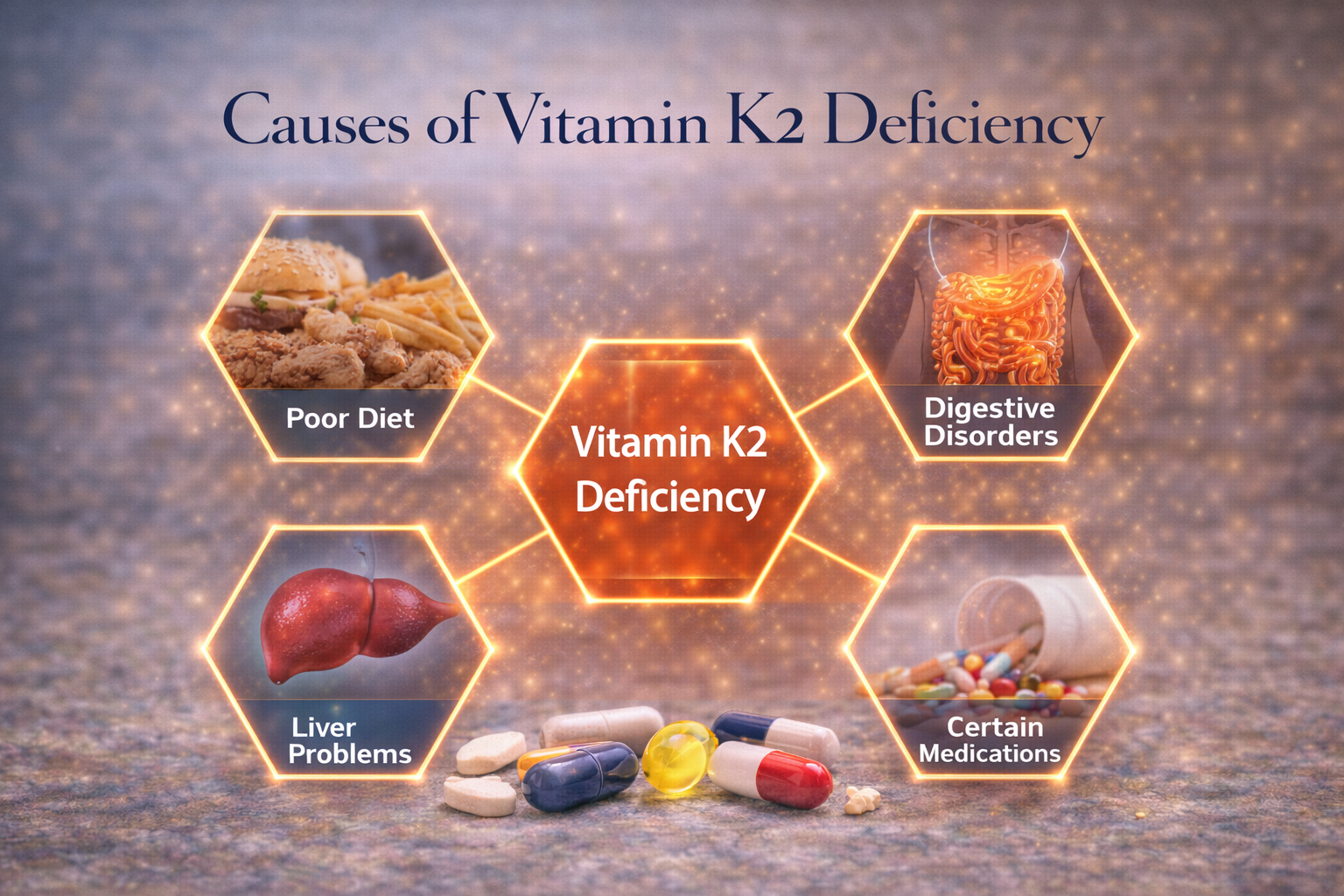 Causes of Vitamin K2 Deficiency
