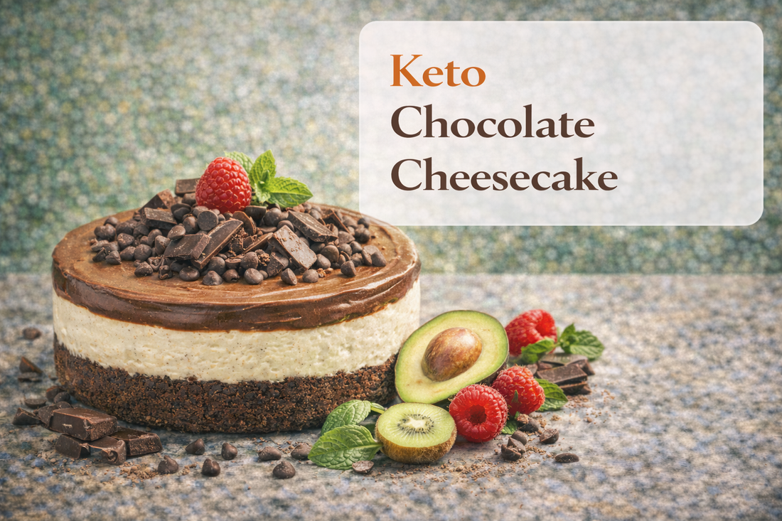 Keto Chocolate Cheesecake